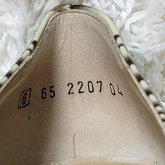 Vintage Peter Kaiser Zebra Print Pumps Size 6 - Picture 9 of 9